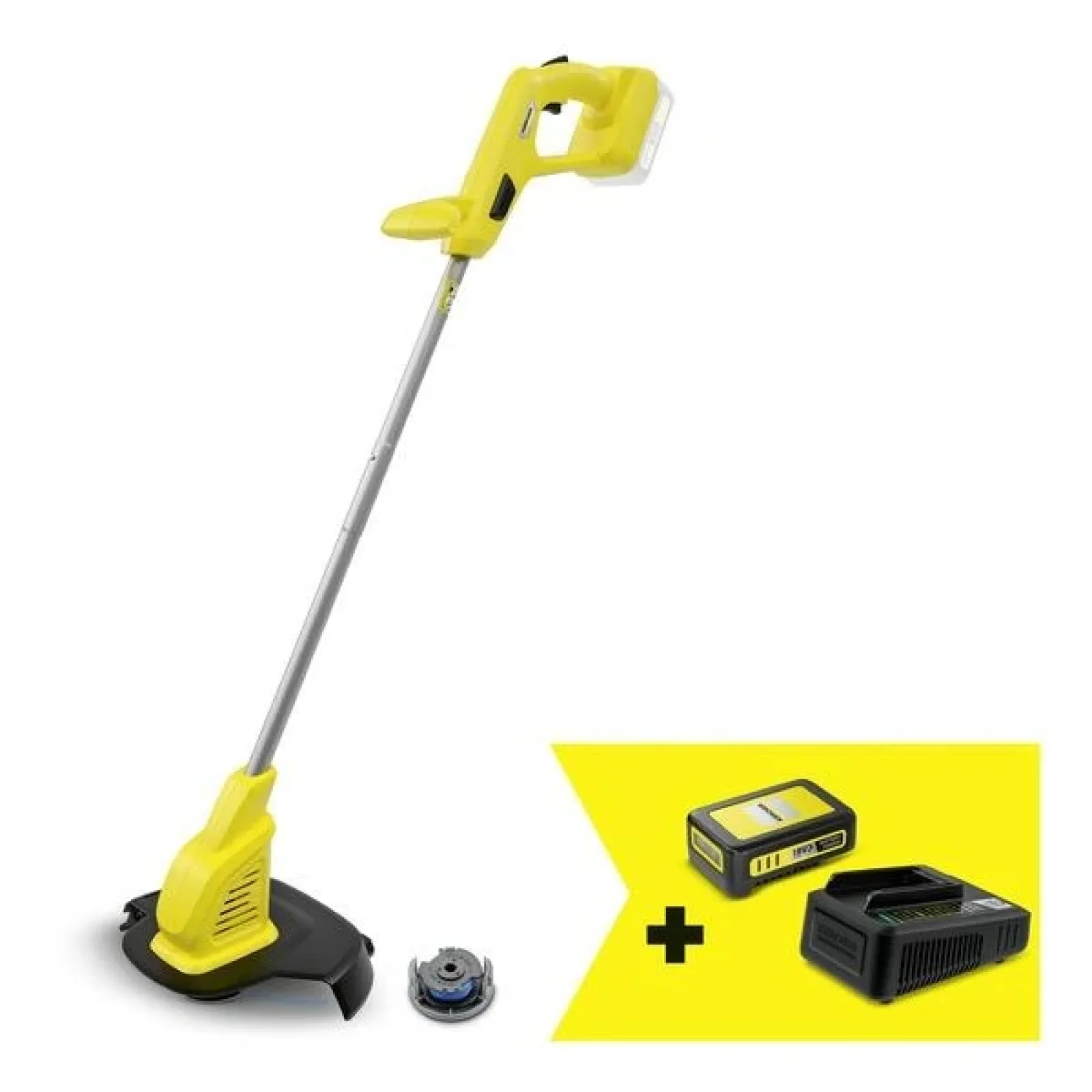 Триммер садовый Karcher LTR 18-25 Battery Set *EU (18/2.5), 18В, 2.5 Ач, 1,65 мм, 25 см, 1.6 кг, 9.611-428.0 UA