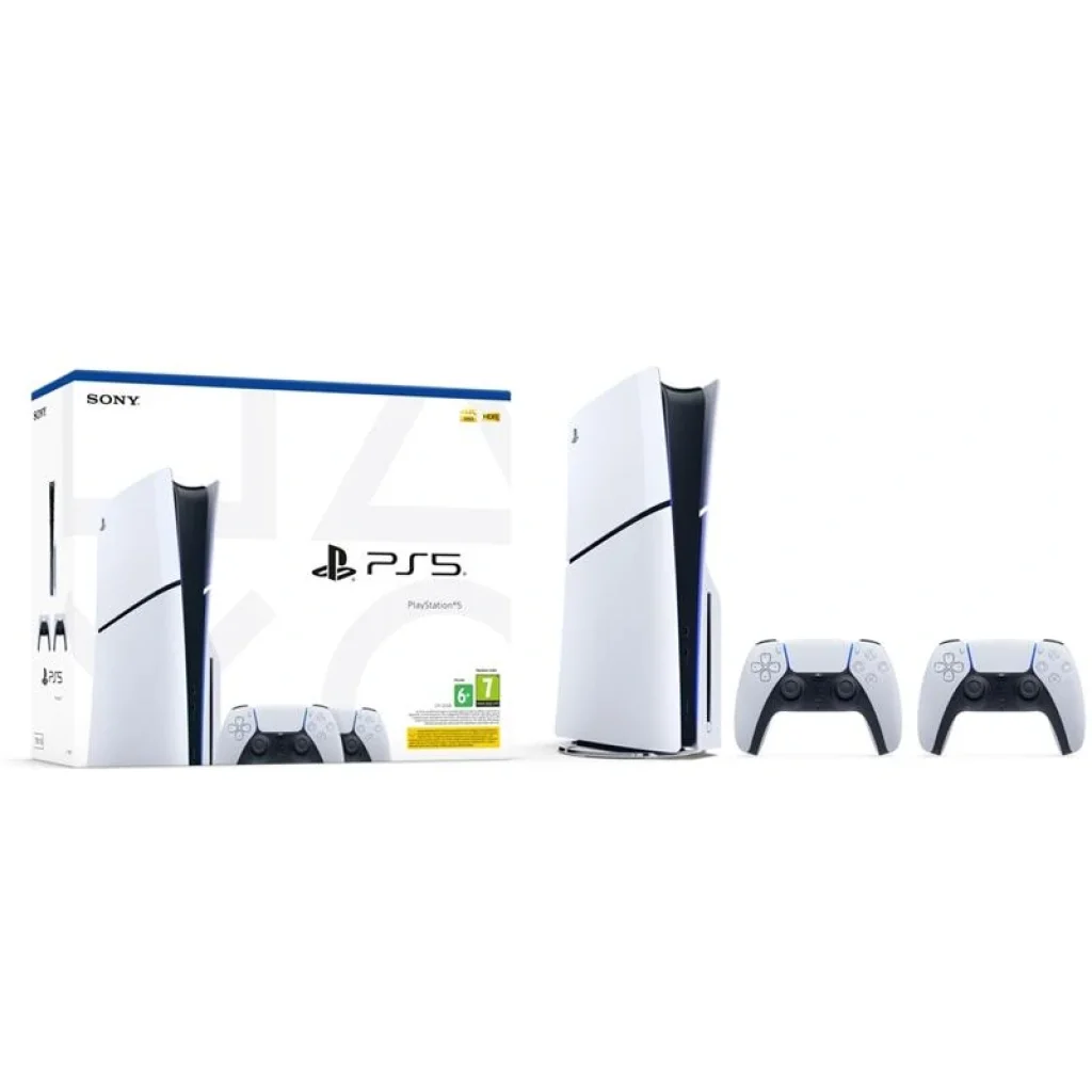 Ігрова консоль PlayStation 5 Slim Blu-ray (2 геймпади Dualsense), 1000042045 UA