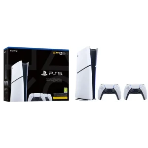 Ігрова консоль PlayStation 5 Slim Digital Edition (2 геймпади Dualsense), 1000042066 UA