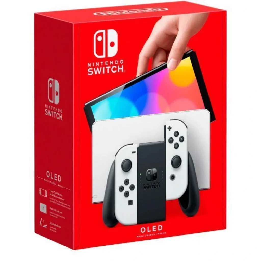 Ігрова консоль Nintendo Switch OLED (біла), 45496883386 UA