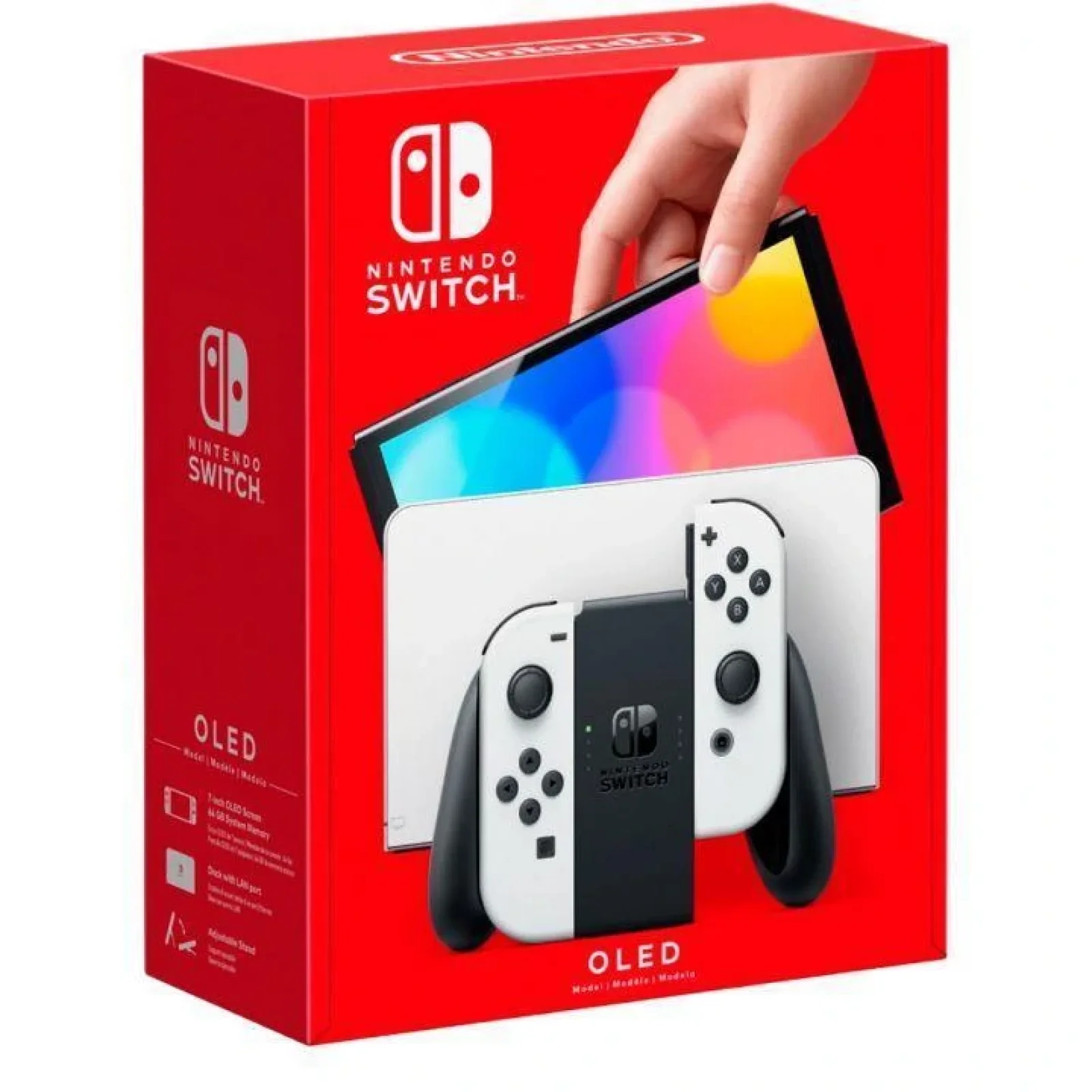 Ігрова консоль Nintendo Switch OLED (біла), 45496883386 UA