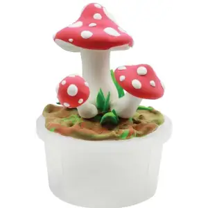 Масса для лепки Paulinda Super Dough Happy land 75г Мухомор PL-081165-2 UA