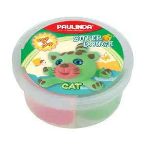 Маса для ліплення Paulinda Super dough 40г Кіт PL-081394-12 UA