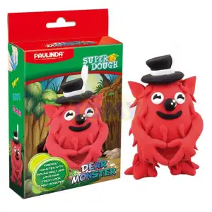 Масса для лепки Paulinda Super Dough Dear Monster красный PL-081536-3 UA