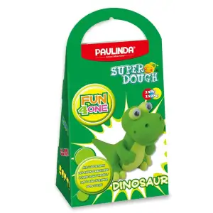 Масса для лепки Paulinda Super Dough Fun4one Динозавр (подвижные глаза) PL-1567 UA