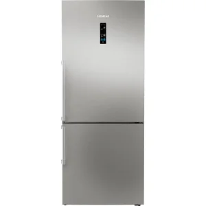 Холодильник Siemens з нижн. мороз., 186x75x78, xолод.відд.-357л, мороз.відд.-169л, 2дв., C, NF, дисплей, нерж (KG76PAIC0N) UA