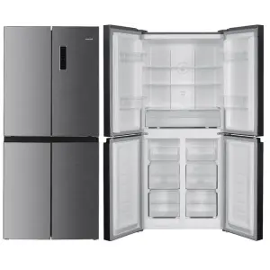 Холодильник Snaige багатодверний, 180x79x62, холод.відд.-237л, мороз.відд.-125л, 4дв., E, NF, нержавіюча сталь (MRF30FB-P5CB2EH) UA