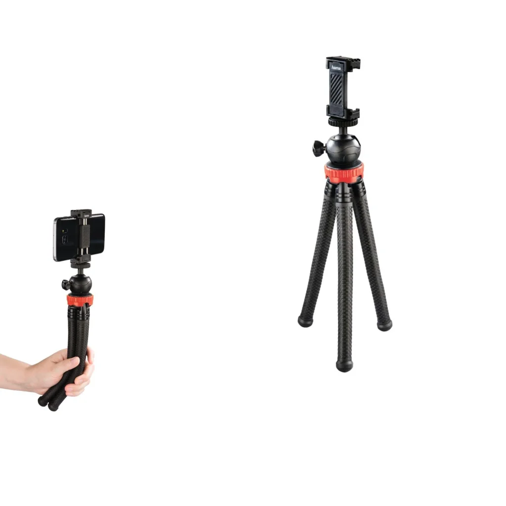 Трипод Hama FlexPro Action Camera,Mobile Phone,Photo,Video 16 -27 cm Red, 00004608 UA