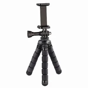 Штатив HAMA Flex 2x1 Mobile Phone,Action Camera 7.5 -14 см Black, 00004609 UA