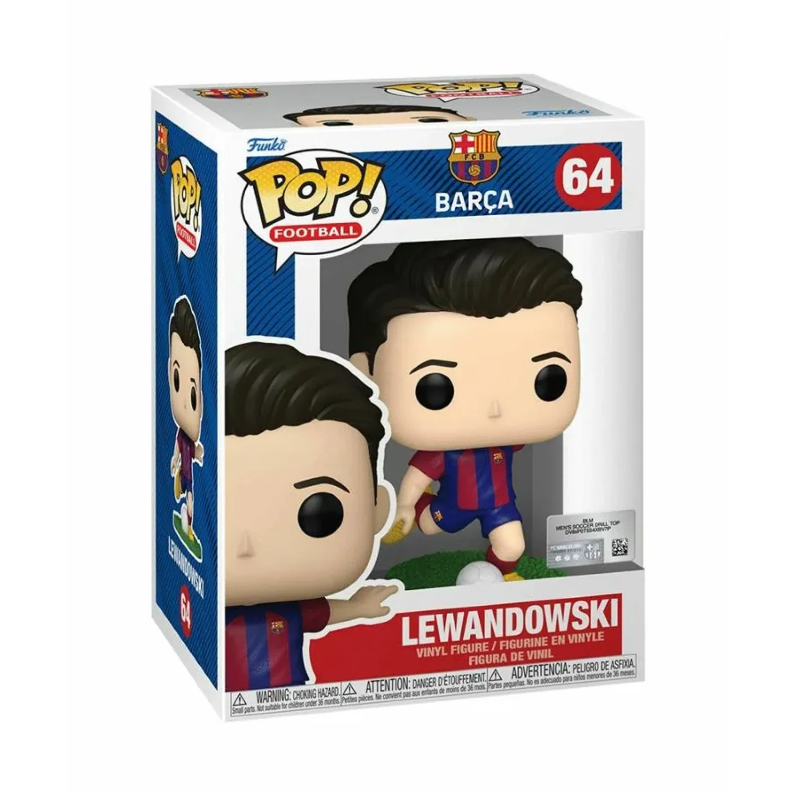 Фігурка Funko POP Football: FC Barcelona Lewandowski, 5908305247234 UA