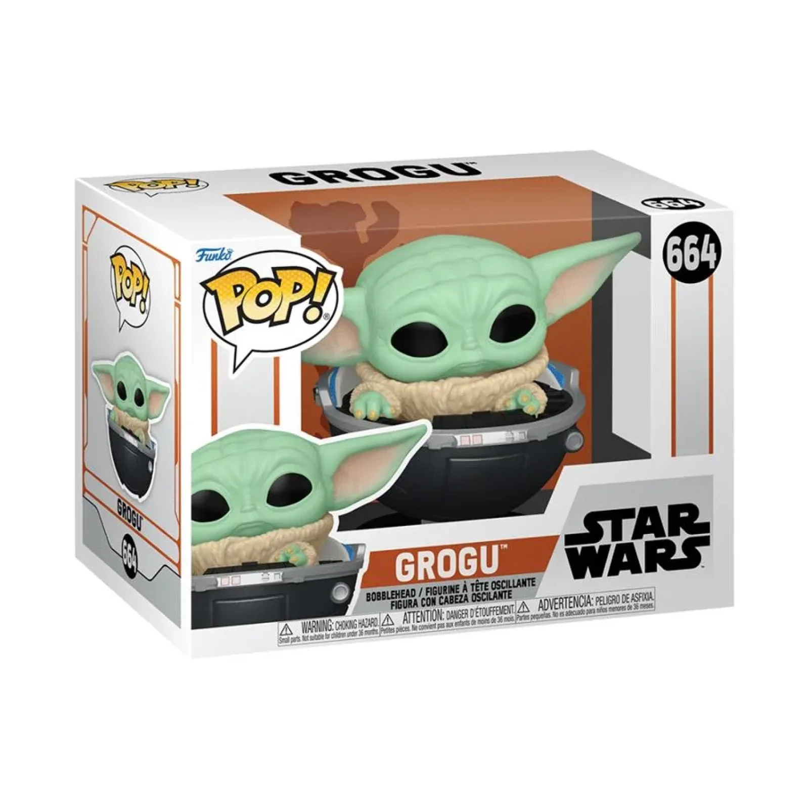 Фігурка Funko POP Star Wars: Mandalorian S9 Grogu w/prama, 5908305247586 UA