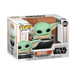 Фігурка Funko POP Star Wars: Mandalorian S9 Grogu w/prama, 5908305247586 UA