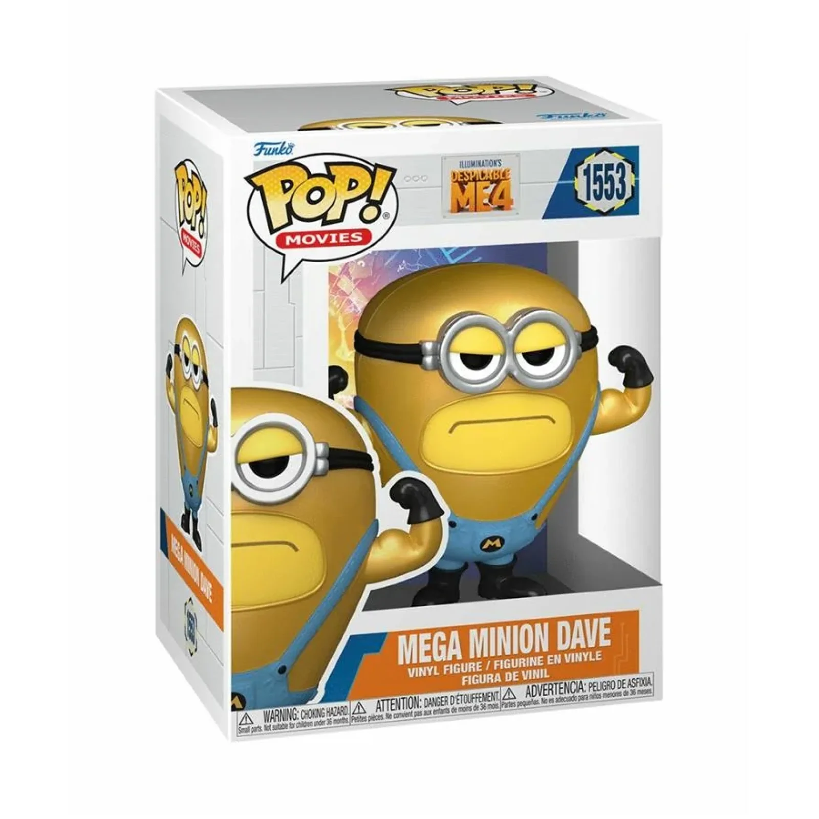 Фігурка Funko POP Movies: Despicable Me 4 Mega Minion Dave, 5908305248354 UA