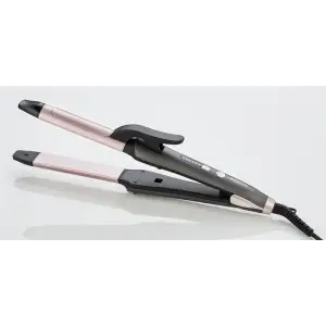 Плойка-випрямляч 2в1 ARDESTO Pink Touch, 65Вт, 100-200C, кераміка, сірий+рожевий (HS-R360PT) UA