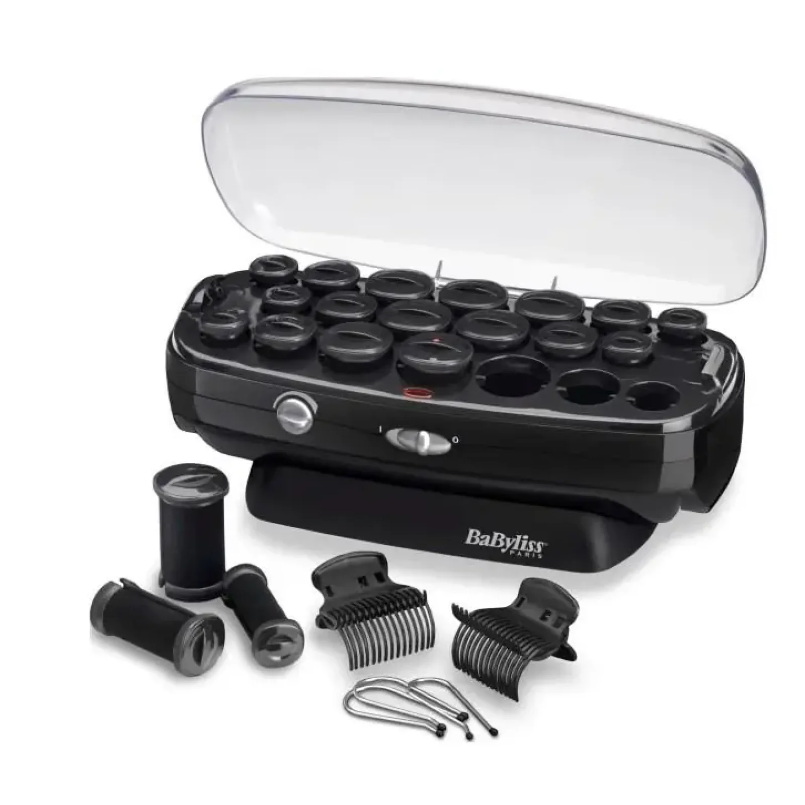 Термо бігуді Babyliss, 50Вт, 90-140 °C, кейс, кераміка, чорний (RS035E) UA