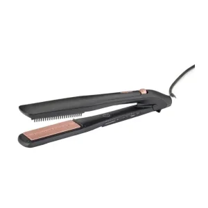 Випрямляч Babyliss Steam Lux Styler, 56Вт, темп.режимов-5, 170-210 °C, термо килимок, кераміка, чорний (ST596E) UA