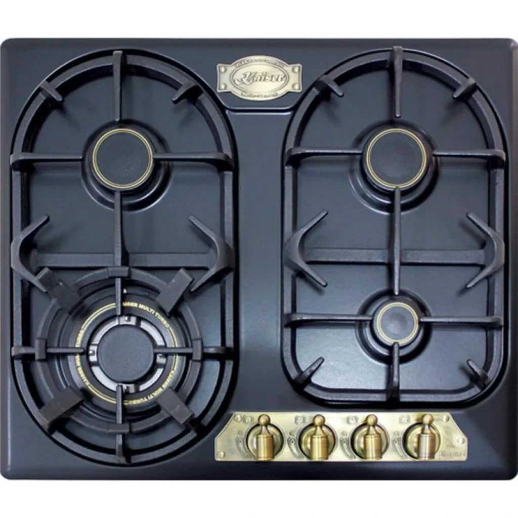Варочная поверхность газовая Kaiser KG6325EmTurbo - Шx60см./WOK/чугунные решетки/антрацит UA