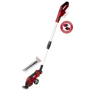 Ножиці для трави акум Einhell GE-CG 18/100 Li T - Solo, 18В, PXC, леза 100/200 мм, телескоп. ручка, 0.7 кг (без АКБ і ЗП), 3410310 UA