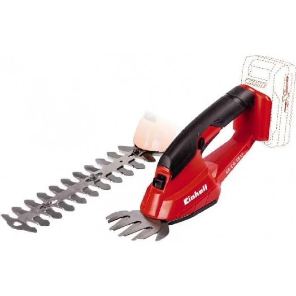 Кусторез Einhell GE-CG 18/100 Li-Solo, PXC, аккум., 100мм, 1.06кг (без АКБ и ЗУ), 3410313 UA