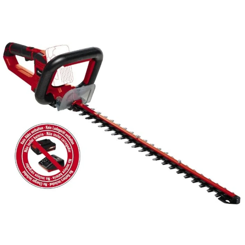 Кусторіз акум Einhell GE-CH 18/60 Li - Solo, 18В, PXC, 600 мм, 2.9 кг (без АКБ і ЗП), 3410930 UA