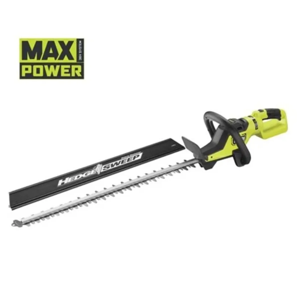Кущоріз акумуляторний Ryobi RY36HTX65A-0, MAX POWER 36В, безщітковий, лезо 65 см, крок різу 28 мм, анти-закусування, поворотна рукоять, насадка HedgeSweep™ (без, 5133005076 UA