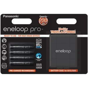 Акумулятор Panasonic Eneloop Pro AAA 930 mAh 4BP + Case