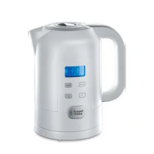 Электрочайник Russell Hobbs Precision Control, 1.7л, LED дисплей, пластик , регулировка температуры нагрева, белый, 21150-70 UA