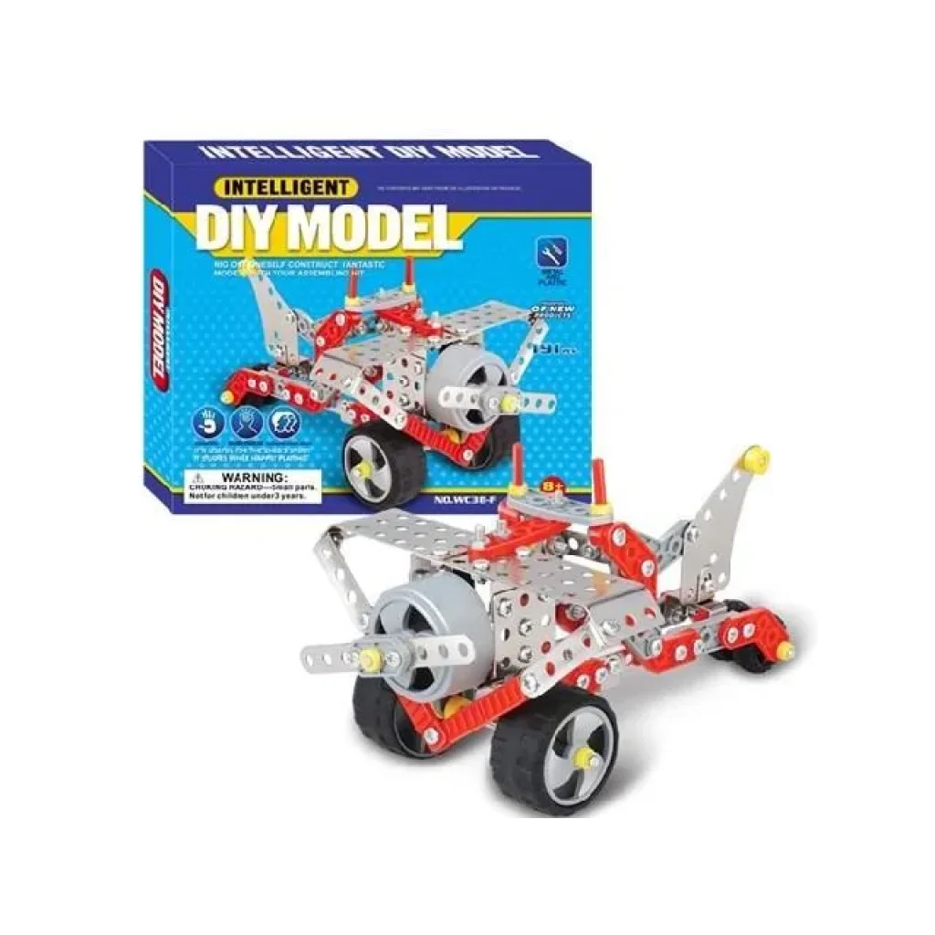 Конструктор металевий Same Toy Inteligent DIY Model Літак 191 ел. WC38FUt UA