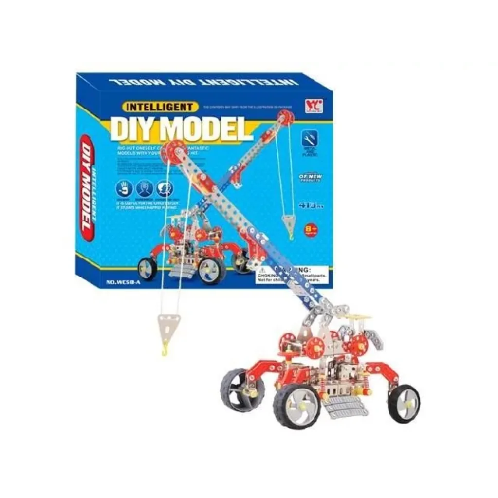 Конструктор металевий Same Toy Inteligent DIY Model Підйомний кран 413 ел. WC58AUt UA