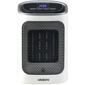 Тепловентилятор ARDESTO FHC-1500ECW 15м2, 1500Вт, ел. упр-ння, керам. нагрів. елемент, білий UA
