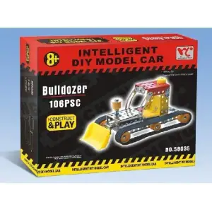 Конструктор металлический Same Toy Inteligent DIY Model Car Бульдозер 106 эл. 58035Ut UA