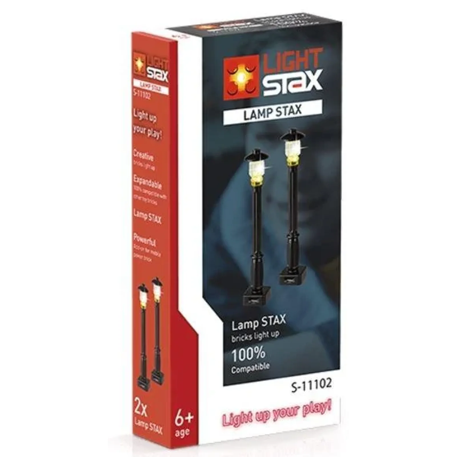 Конструктор LIGHT STAX с LED подсветкой Лампы черные LS-S11102 UA