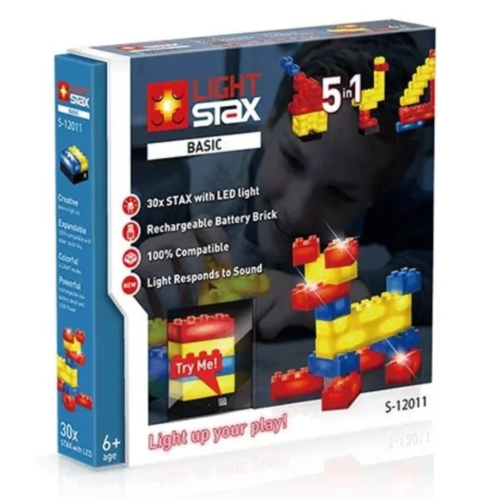 Конструктор LIGHT STAX з LED підсвічуванням Basic V2 5в1 LS-S12011 UA