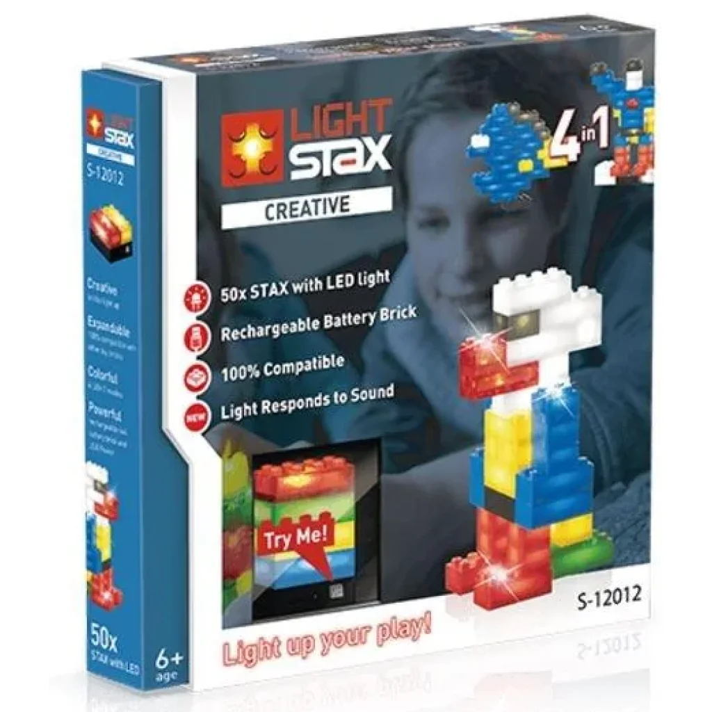 Конструктор LIGHT STAX з LED підсвічуванням Creative V2 4в1 LS-S12012 UA