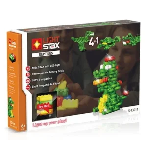 Конструктор LIGHT STAX з LED підсвічуванням Reptile V2 4в1 LS-S13011 UA