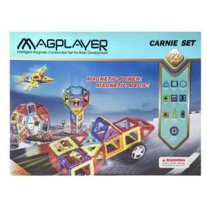 Конструктор Magplayer магнітний набір 72 ел. MPB-72 UA