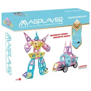 Конструктор Magplayer магнитный набор 109 эл. MPH2-109 UA
