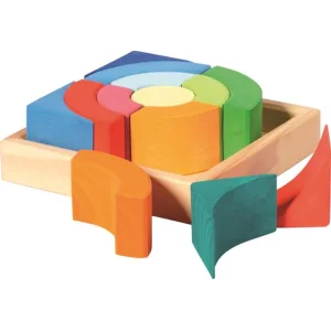 Конструктор nic дерев'яний Різнобарвний коло NIC523344 UA