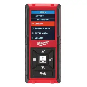 Далекомір лазерний Milwaukee LDM45, 0.05-45м, ±2мм, 2AАA IP54 0.11кг (4933459277) UA
