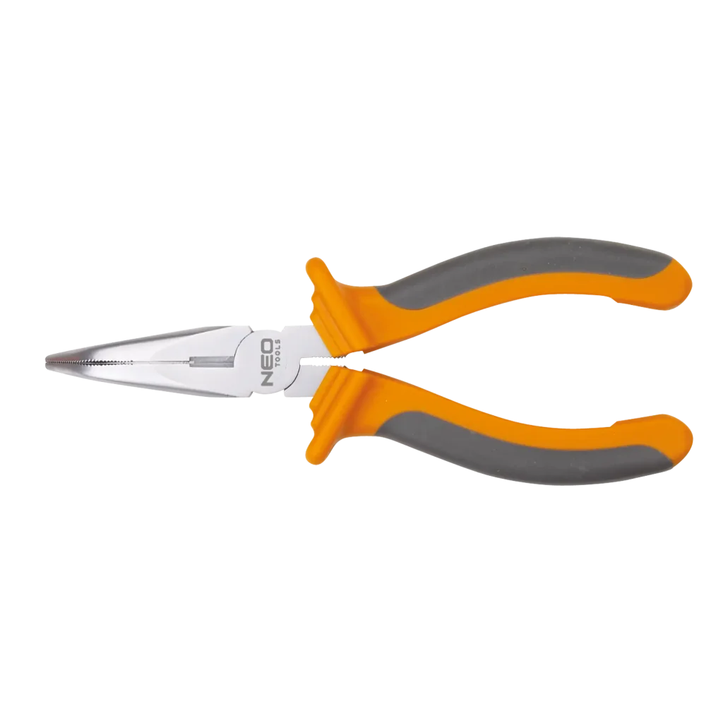 Плоскогубці подовжені вигнуті Neo Tools, 160мм, CrV (01-015) UA