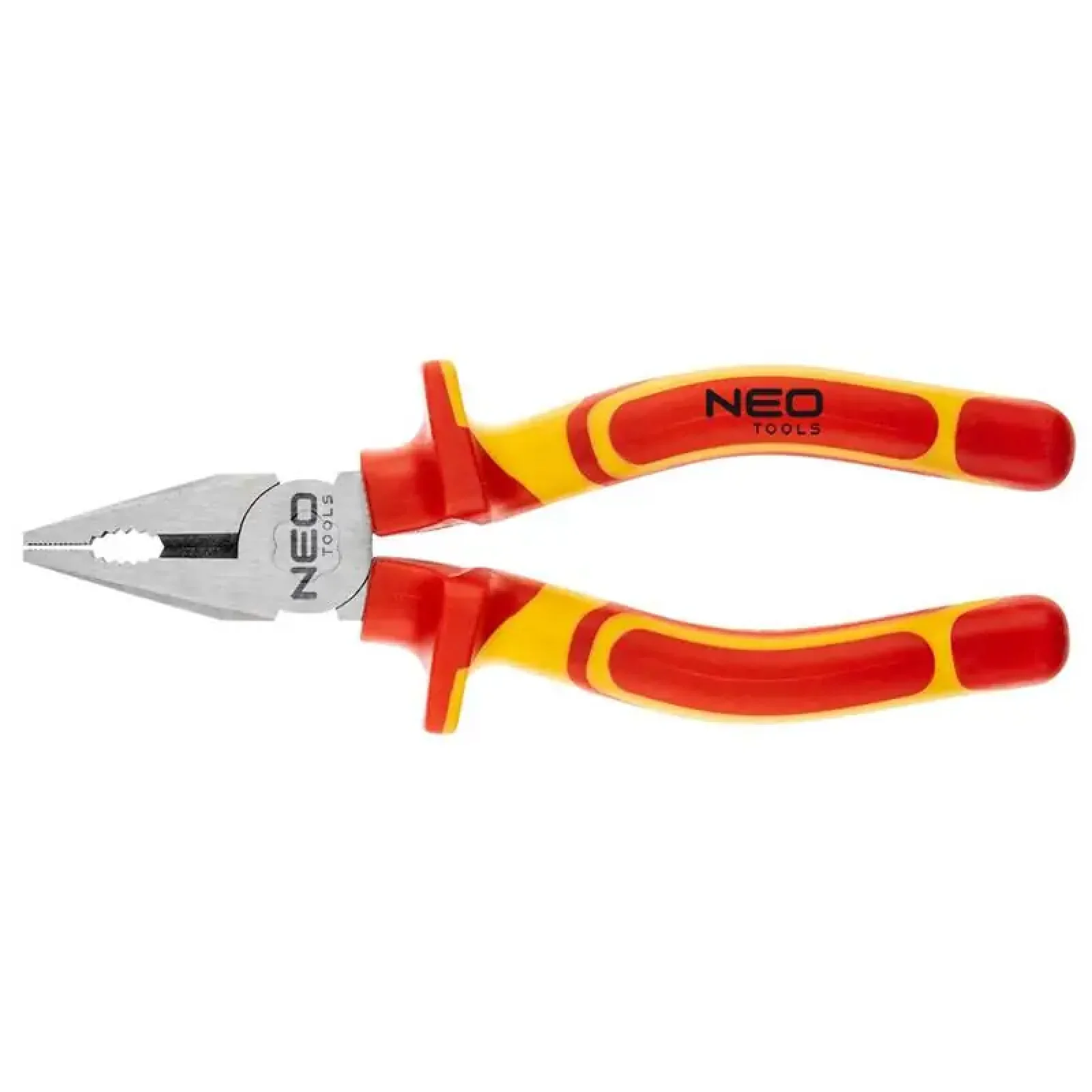 Плоскогубці комбіновані Neo Tools, діелектричні, для робіт під напругою 1000В, 180мм, CrV (01-221) UA