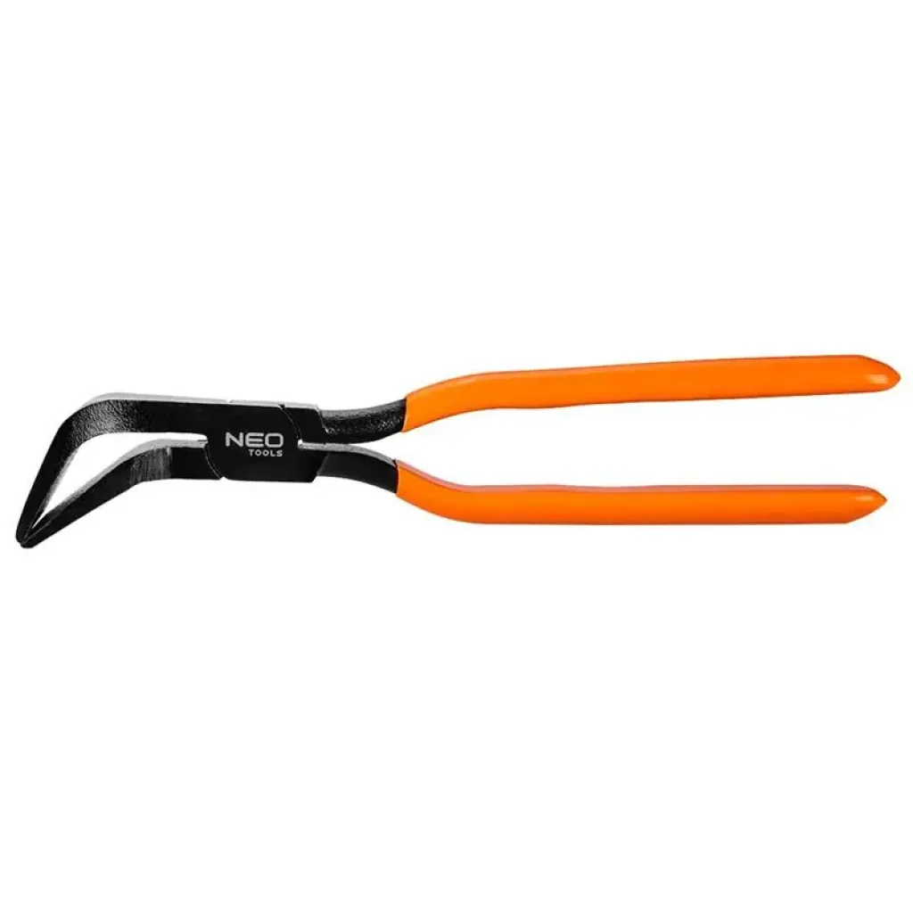 Кліщі вигнуті Neo Tools, ширина губок 60мм, 275мм, CrMo (31-075) UA