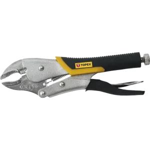 Кліщі затискні TOPEX, 0-40мм, храповий механізм, 225мм, CrV (32D856) UA