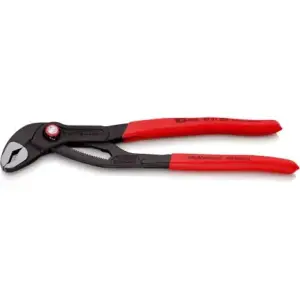 Кліщі сантехнічні KNIPEX Cobra QuickSet, 0-50мм, 250мм, фосфатовані, 0.335кг (87-21-250) UA