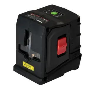 Нівелір лазерний Vitals Professional LL 2go до 30м ±0.3мм/м зелений промінь АКБ 18650 сумка 0.45кг (162512) UA