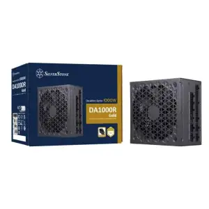 Блок живлення SilverStone Decathlon Cybenetics DA1000R-GM (1000W), >90%, 80+ Gold, 135mm, 1xMB 24pin(20+4), 2xCPU 8pin(4+4), 3xMolex, 12xSATA, 6xPCIe 8pin(6+2),1, SST-DA1000R-GM UA