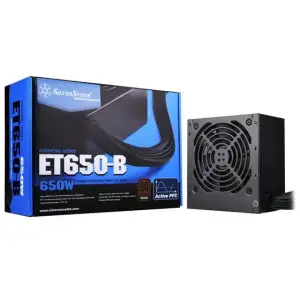 Блок живлення SilverStone Strider ESSENTIAL (650W), >85%, 80+ Bronze, 120mm, 1xMB 24pin(20+4), 1xCPU 8pin(4+4), 3xMolex, 6xSATA, 4xPCIe 8pin(6+2), SST-ET650-B UA