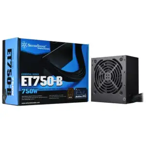 Блок живлення SilverStone Strider ESSENTIAL (750W), >85%, 80+ Bronze, 120mm, 1xMB 24pin(20+4), 1xCPU 8pin(4+4), 3xMolex, 6xSATA, 4xPCIe 8pin(6+2), SST-ET750-B UA