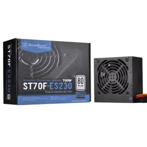 Блок живлення SilverStone Strider ESSENTIAL (700W), >85%, 120mm, 1xMB 24pin(20+4), 1xCPU 8pin(4+4), 3xMolex, 4xSATA, 4xPCIe 8pin(6+2), SST-ST70F-ES230 UA