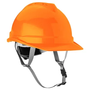 Каска захисна Neo Tools, пластик ABS, пряжка для регулювання, помаранчевий (97-225) UA
